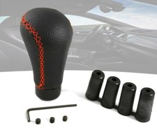 Gang Schaltknauf Schalthebel Rot Leder Für Nissan Micra Murano Terano Primera