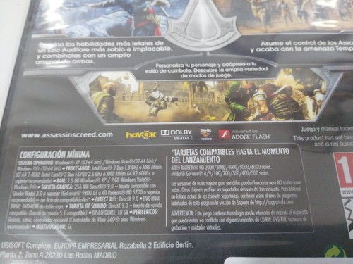 ASSASSIN´S CREED REVELATIONS JUEGO PARA PC DVD-ROM ESPAÑOL UBISOFT nuevo - AM - Bild 3 von 4