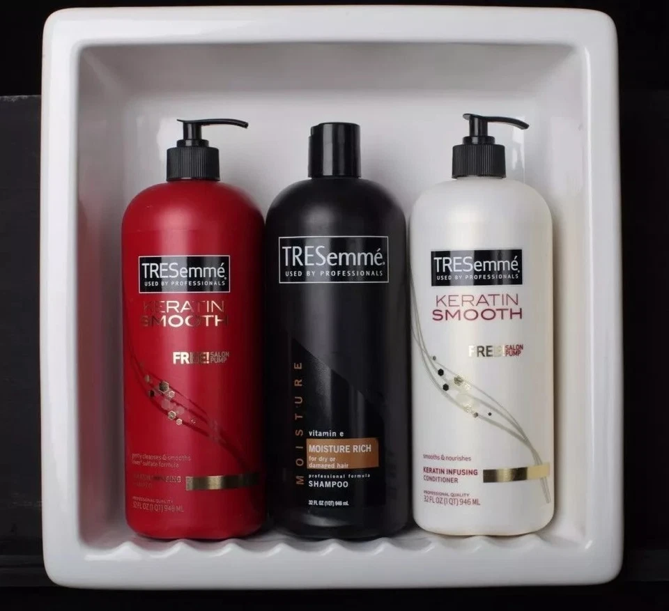 Shampoo Soap Shower Recessed Niche Ceramic Shelf Gloss White 1 - Image 2 of 2