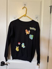 Pokemon Sweatshirt Youth Small Long Sleeve Graphic Boys or Girls NWT GIFT 