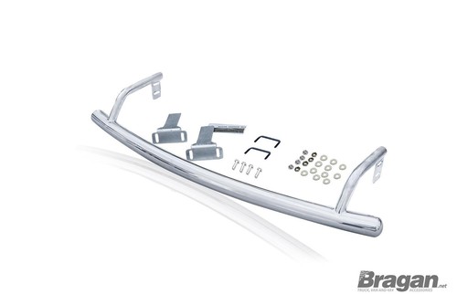 Rear Bumper Bar + LED To Fit Nissan Qashqai 2007-2014 Stainless Steel Accessory - Picture 2 of 6