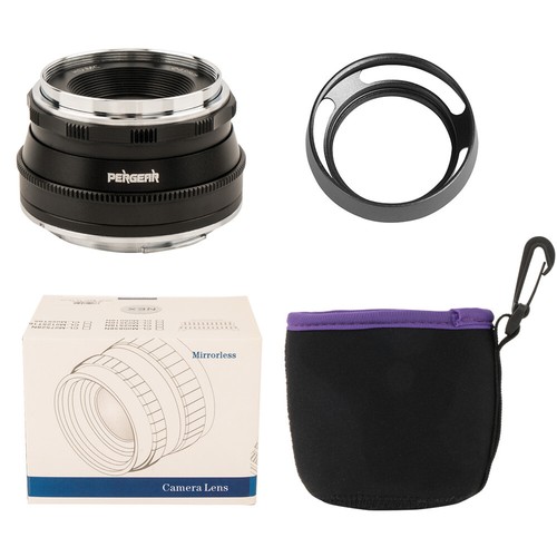 Pergear 25mm F1.8 Manual Prime Fixed Lens for Olympus Panasonic M4/3 Camera - Picture 6 of 6