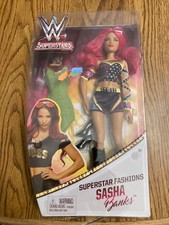 WWE Elite + Superstars Superstar Fashions Sasha Banks Action Figure Mattel 2017