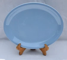Homer Laughlin - SKYTONE BLUE - 13 1/2" OVAL SERVING PLATTER - L54N8