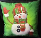 Square Throw Pillow 18" x18" Christmas Holiday with Pillow New