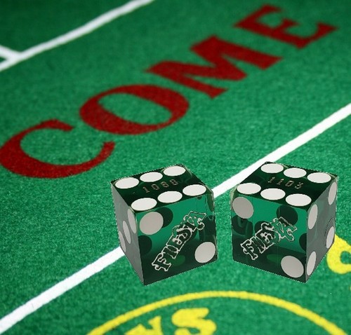 Authentic Las Vegas Casino Table Played 19mm Craps Dice - Picture 48 of 133