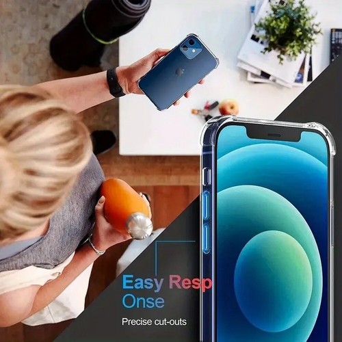 Clear Case für iPhone 14 Pro, iPhone 14 Hülle Stoßfest Silikon Case - Bild 3 von 13