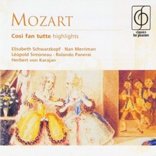 (CD) Mozart - Cosi Fan Tutte (Highlights) / Herbert Von Karajan