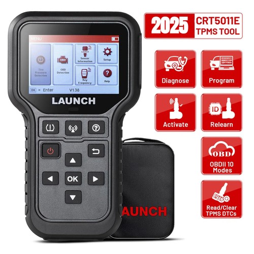 LAUNCH CRT5011E TPMS Relearn Tool Tire Pressure Sensor Programing OBD2 Scanner - Picture 2 of 15