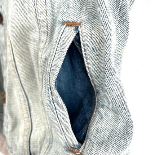 Madewell Vest Womens XS Light Wash Blue Jeans Denim 100% Cotton Pockets - Picture 3 of 9