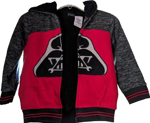 Disney STAR WARS, Full Zip, Sherpa Lined &Hoodie, Children's Size 6
