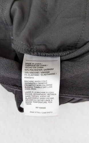 Rafaella Women's Dress Pants Size 22W Short Dark Gray Curvy Boot NEW - Picture 17 of 18
