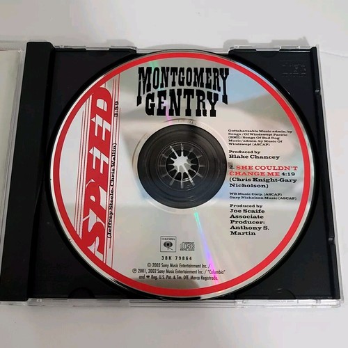 Speed/She Couldn't Change Me [Single] by Montgomery Gentry (CD, Mar-2003,... - Photo 3/4
