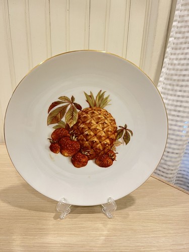 5 Vintage BAREUTHER WALDSASSEN Bavaria Germany China Fruit Dessert Salad Plates - Picture 2 of 12