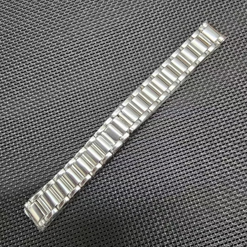 Correa de reloj de acero inoxidable de repuesto de 16 mm para relojes Cartier Tank Must - Imagen 7 de 12