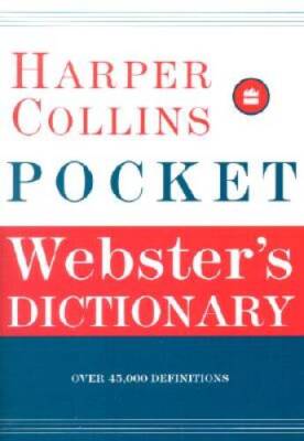 HarperCollins Pocket Websters Dictionary - Paperback - GOOD