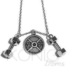 Details about / CROSSFIT 45# Weight Lifting /'I CHOOSE STRENGTH/' Tag BALL Chain PENDANT NECKLACE