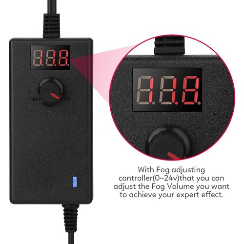 12 LED Color Mist Maker Fogger Water Found Atomizer Air Humidifier+Controller - Picture 7 of 10