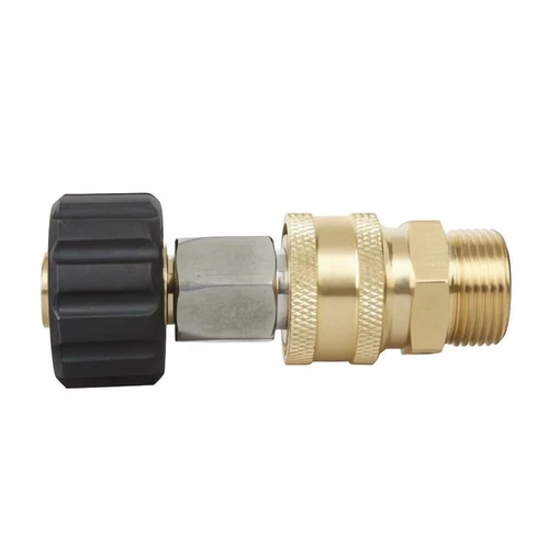 4Pcs/Set Pressure Washer Quick Connect Fittings M22 14mm to 3/8'' Hose Adapter - Picture 8 of 12
