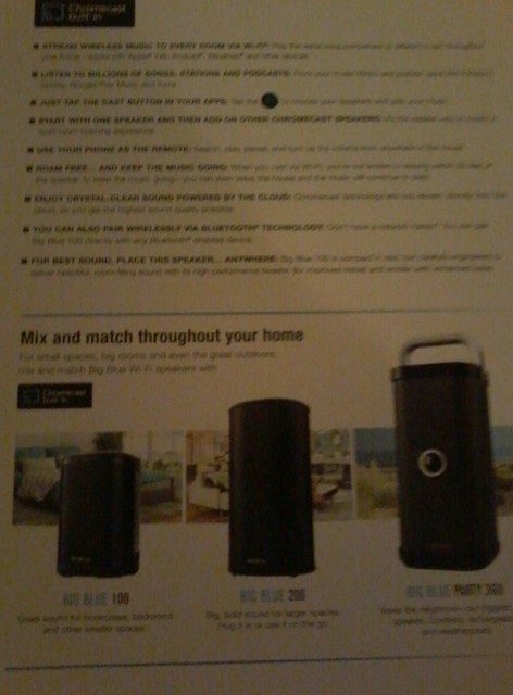 brookstone big blue 100