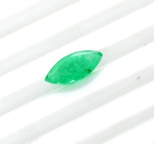 10x5 mm Certified Natural Emerald Marquise Cut 0.89 CTS Untreated Loose Gemstone - Picture 8 of 10