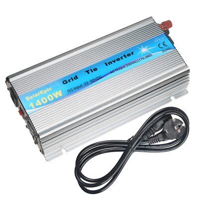 1400W Grid Tie Inverter DC36V zu AC220V MPPT Reiner Sinus Solar Wechselrichters