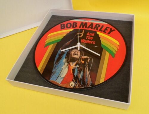 12" Vinyl Record Wall CLOCKS - All Upcycled Picture Discs - Great Artists Groups - Picture 46 of 237