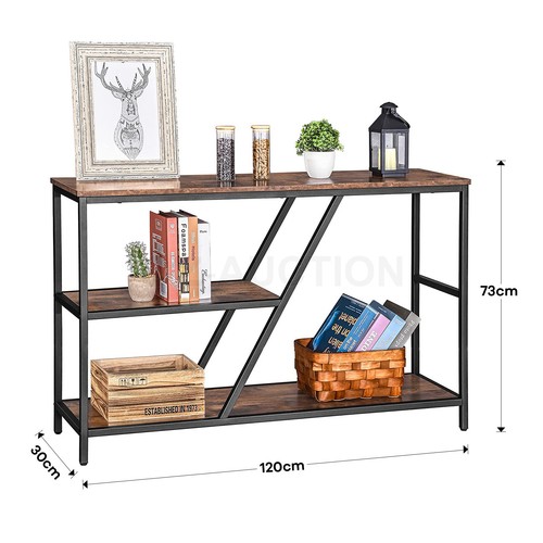 Console Sofa Table Hallway Entrance Entryway Display Stand Plant Shelf GD BK - Picture 59 of 133