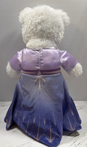 Build A Bear Frozen ELSA Plush Blue/Purple BAB Gown 16in Stuffed Animal - Picture 5 of 16
