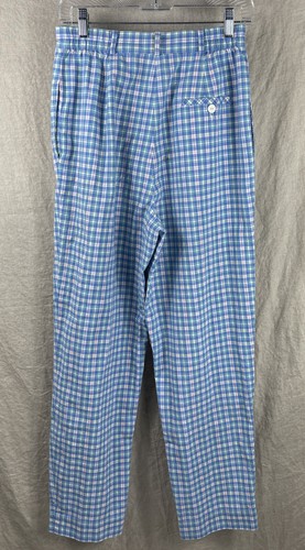 Vintage David Brooks Women's MulitColor Plaid High Waist Ankle Cut Pants Size 10 - Picture 8 of 12