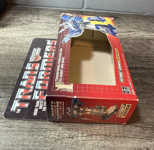 Vintage 1984 G1 Transformers Bluestreak Box Only - Picture 3 of 8
