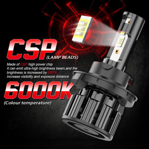 Kit de 2 bombillas faros LED H13/9008 haz alto/bajo blanco 6000 k para Ford Raptor - Imagen 3 de 13