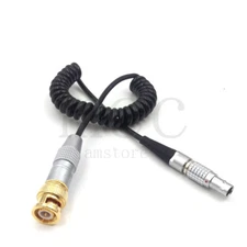 BNC to 0B 5 Pin Male ARR Mini TIME Code Cable for Sound Devices ZAXCOM