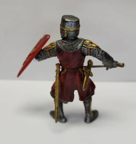 Retired 2003 Schleich Knights Foot Soldier with Sword (Red) #70024 - Picture 4 of 7
