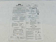 Sega Game Gear System Console Original Instruction Manual ONLY