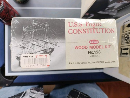 Gullows U.S.S. Frigate Constitution Wood Ship Model Kit 153 NEW 1/26" = 1'.0" - Picture 5 of 7