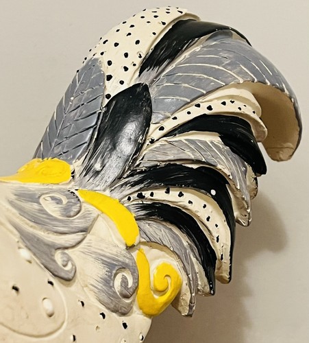 Ausgefallener Hahn detaillierte Harz Figur/Skulptur Rosalind Wheeler Andaz Handarbeit - Bild 4 von 9