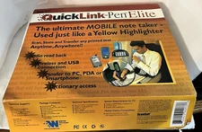 Quick Link-Pen Elite Mobile Note Taker Scansoft Pre-owned