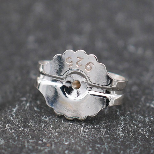 Sterling Silver Large Stud Post Earring Backs Earring Support - Picture 6 of 44