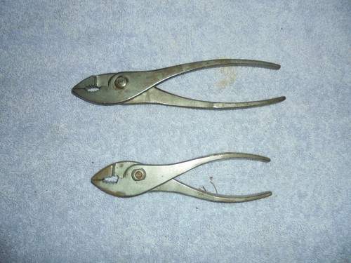 Vintage Cee Tee 6 1/2" and 8" Slip Joint Pliers. - Picture 2 of 3