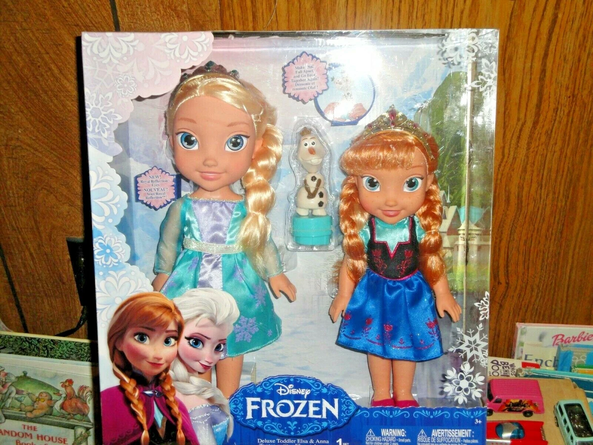 Disney frozen deluxe toddler hotsell elsa and anna dolls