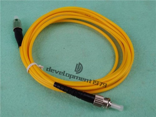 New ST-FC Singlemode Simplex 9/125 Fiber Optic Cable 3M - Picture 2 of 3