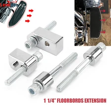 Driver Floorboard Extensions 1-1/4'' Kit For Harley Touring FLHT FLHR FLHX 09-22