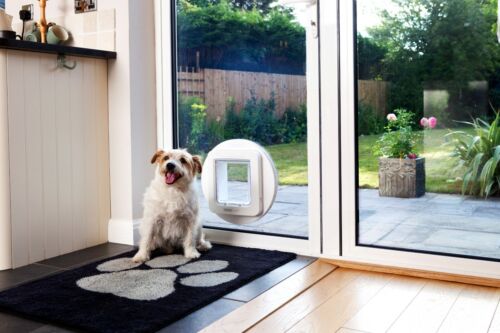 Adaptador de montaje para puerta para mascotas SureFlap blanco - para gatos grandes, perros pequeños - Imagen 3 de 3