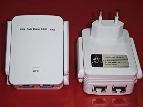 WLAN Range Extender, 1200 Mbit/s WiFi Repeater, 2.4Ghz+5G mit LAN-Anschluss, WPS - Bild 4 von 6