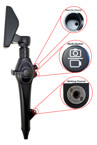 Y-3860 Veterinär Endoskop mit 3,8 mm Sondenkamera 1,2 mm Kanal und 4" Monitor - Bild 2 von 12