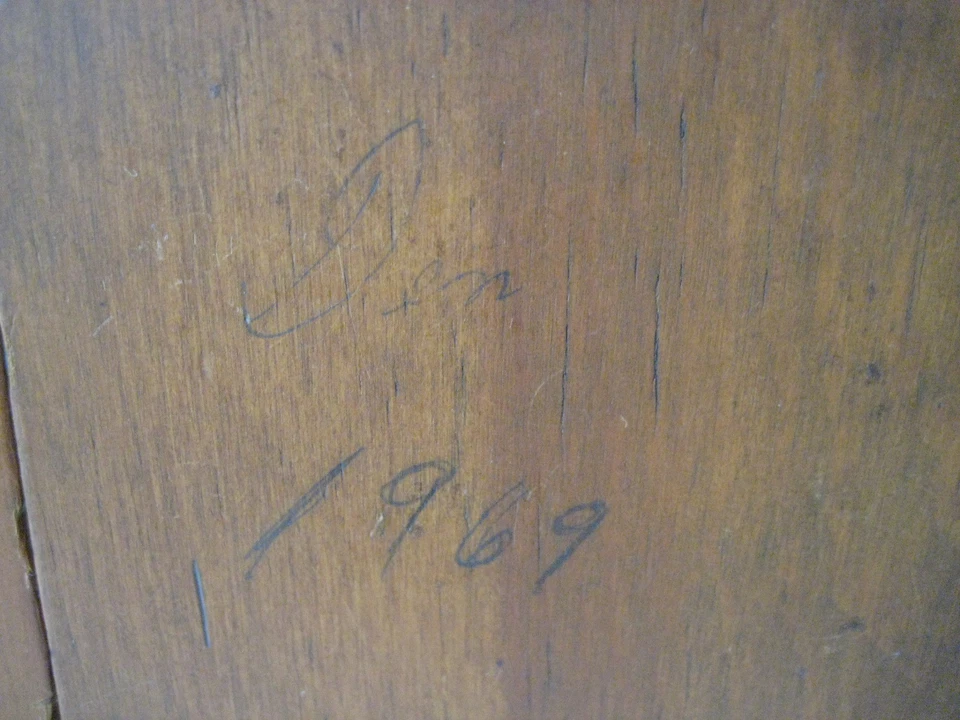 Par de candelabros de madera vintage, 5" T y 4 1/4" X 4 1/4" de diámetro (raro) Foto 4 de 4