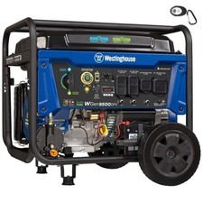 Westinghouse WGen9500DFc - 9500 Watt Electric Start Dual Fuel Portable Genera...