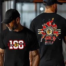 2sided 100th Anniversary Chicago Blackhawks TShirt