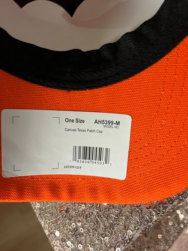 Carhartt Force Cap Canvas Texas Patch Baseball Trucker Cap Orange & Tan NEU - Bild 31 von 36